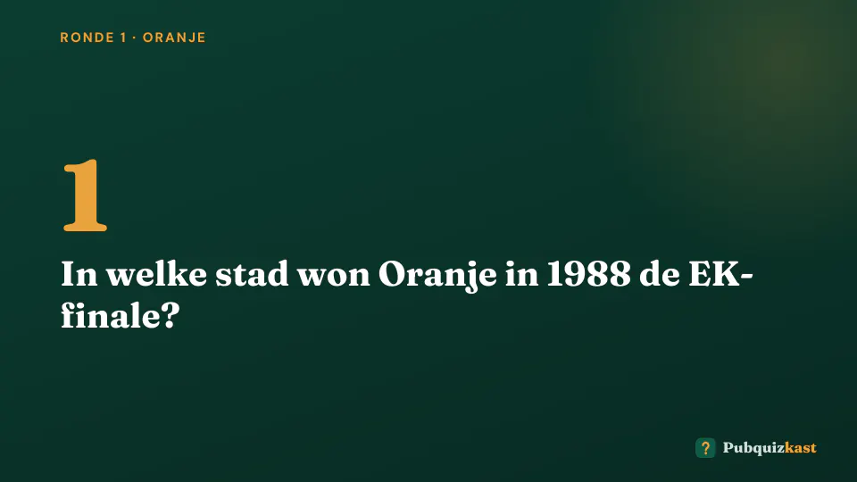 De Voetbalquiz: presentatie op de tv